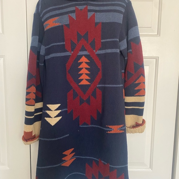 Pendleton WOMEN'S GRAPHIC SWEATER COAT - size S - Picture 7 of 7